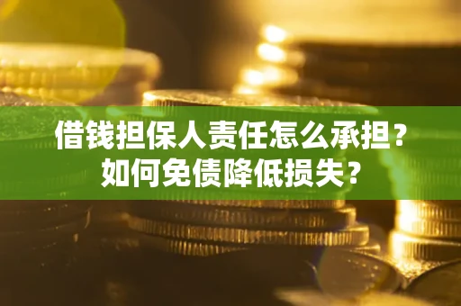 北京借钱担保人责任怎么承担？如何免债降低损失？