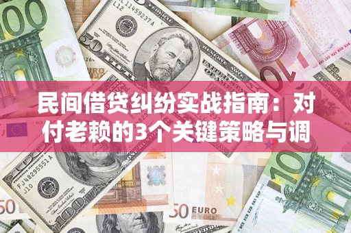 北京民间借贷纠纷实战指南：对付老赖的3个关键策略与调解盲区解析