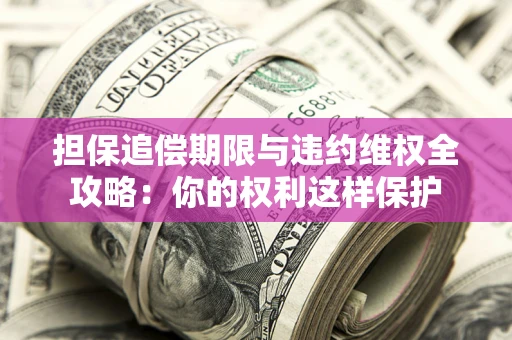 北京担保追偿期限与违约维权全攻略：你的权利这样保护