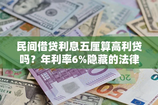 北京民间借贷利息五厘算高利贷吗？年利率6%隐藏的法律风险全解析