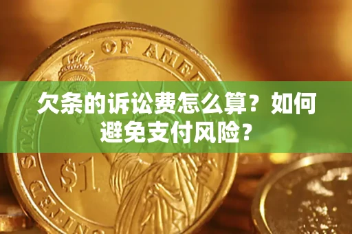 北京欠条的诉讼费怎么算？如何避免支付风险？