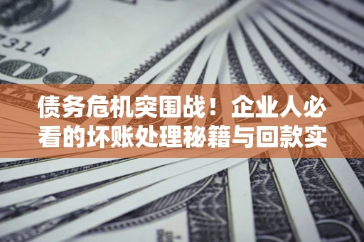 北京债务危机突围战！企业人必看的坏账处理秘籍与回款实战指南